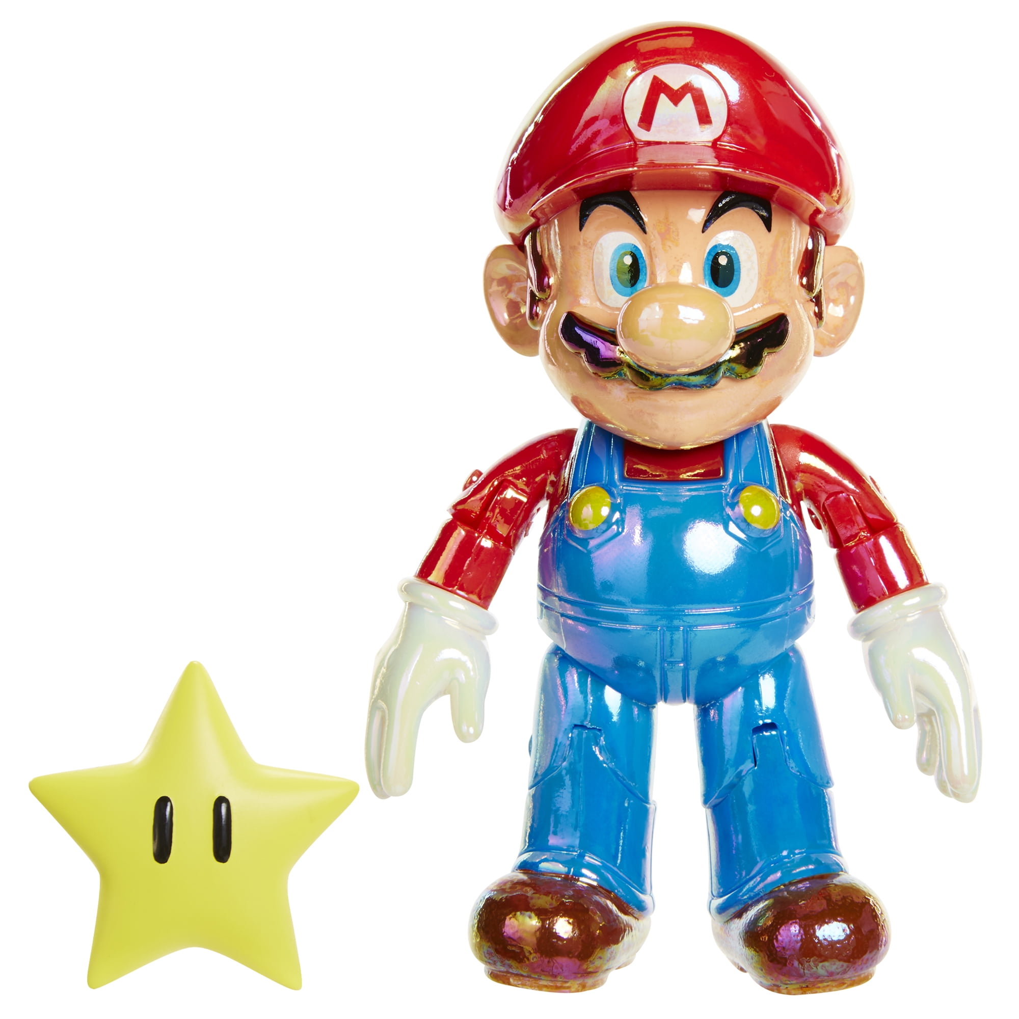 World of Nintendo 4" Figures Classic Mario w/ Super Star