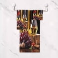 thumbnail image 5 of Coolnut Wine Bathroom Towel Set of 3 with Hand Towel, Wash Cloths & Bath Towel, Extra Aborbent Soft Towels Set Decor for Bathing Home Shower Wash cloth, 5 of 7