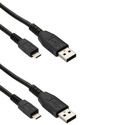 kwaliteit armoede Roeispaan 2 PACK 25ft USB Charging Cable for PS4 DualShock 4 Playstation 4 Controller  New~ - Walmart.com