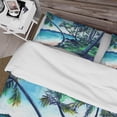 thumbnail image 4 of Designart 'Tropical Beach In Summer Paradise' Nautical & Coastal Duvet Cover, 4 of 5