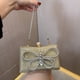 thumbnail image 5 of Bolso de mano con lazo, para bodas, fiestas de cumpleaños, bolsos de banquete, elegantes bolsos de banquete con incrustaciones de diamantes, 5 of 5