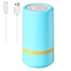 thumbnail image 1 of Mini sellador de bolsas portátil recargable por USB, de mano, para cocina, inteligente, para alimentos pequeños, para el hogar, con 10 bolsas, color azul, 1 of 8