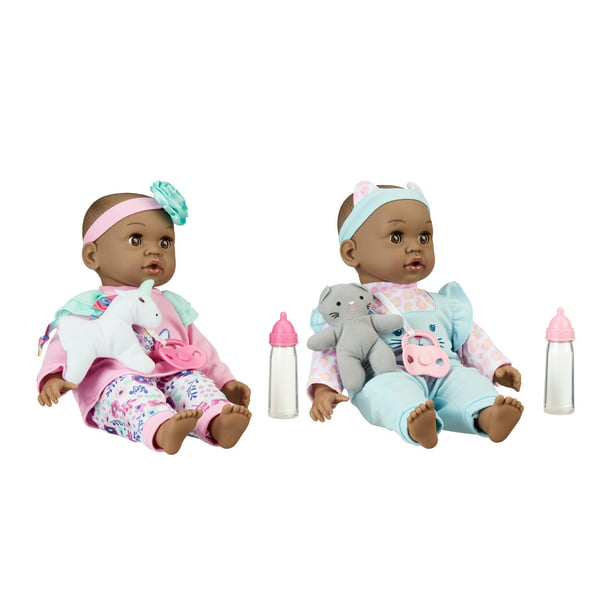 My Sweet Love Sweet Baby Doll Toy Set, African American, 4 Pieces ...
