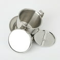 thumbnail image 4 of Ayyufe Coffee Dripper; Portable Stainless Steel Coffee Dripper Reusable Filter Drip Pot Cup Cookware; Silver, 4 of 6