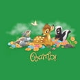 thumbnail image 2 of Junior's Bambi Friends Group Portrait Graphic Tee Kelly Green X Large, 2 of 3