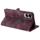 thumbnail image 4 of For Samsung Galaxy S25 Edge Wallet Case Leather Phone Cover Skin Feel Totem Imprinted - Black, 4 of 5