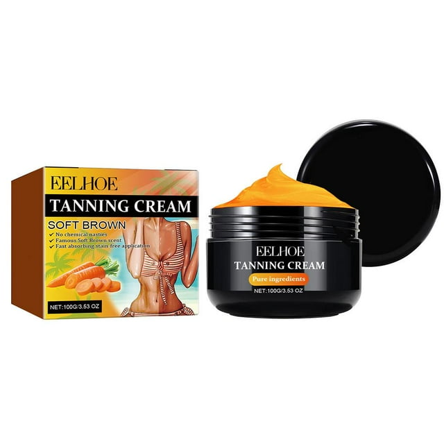 Tanning Cream, Long Lasting Tan, 6.6*5 cm, Safe, Moisturizing, Easy to Use, Widely Applicable, 1 pc