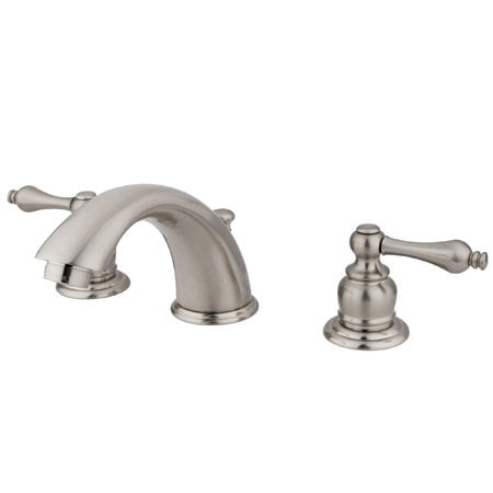 Kingston Brass GKB978AL Water Saving Victorian Widespread Lavatory Faucet, Satin Nickel