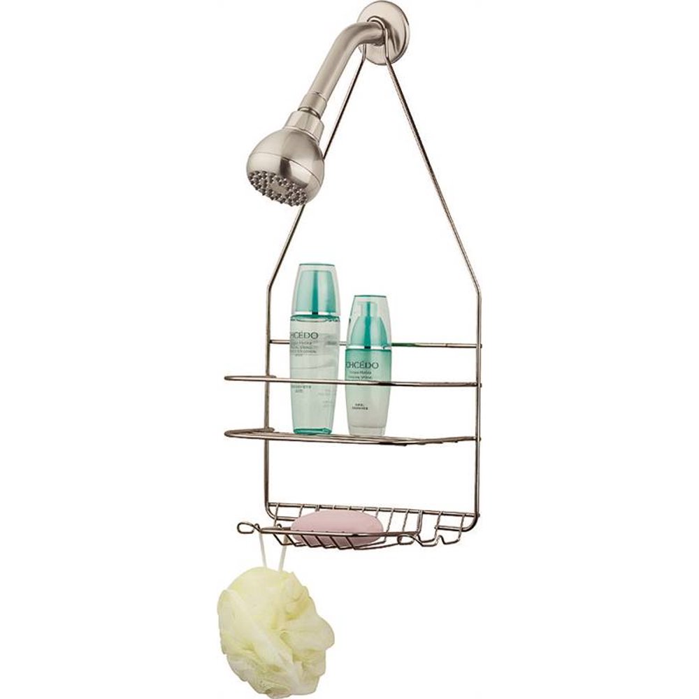 SHOWER CADDY SATIN NICKEL