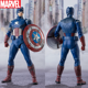 thumbnail image 2 of Figuras de acción móviles de 16 cm de Marvel Avengers Captain America, juguetes en caja, decoración de escritorio navideña, adornos de colección, regalos, 2 of 5