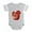 Heather Gray, variant on CafePress - Squirrel - Cute Infant Baby Football Bodysuit