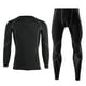 thumbnail image 2 of Ropa deportiva de secado rápido elástica de manga larga negra para hombre para entrenamiento Fitness Running Gym M, 2 of 8