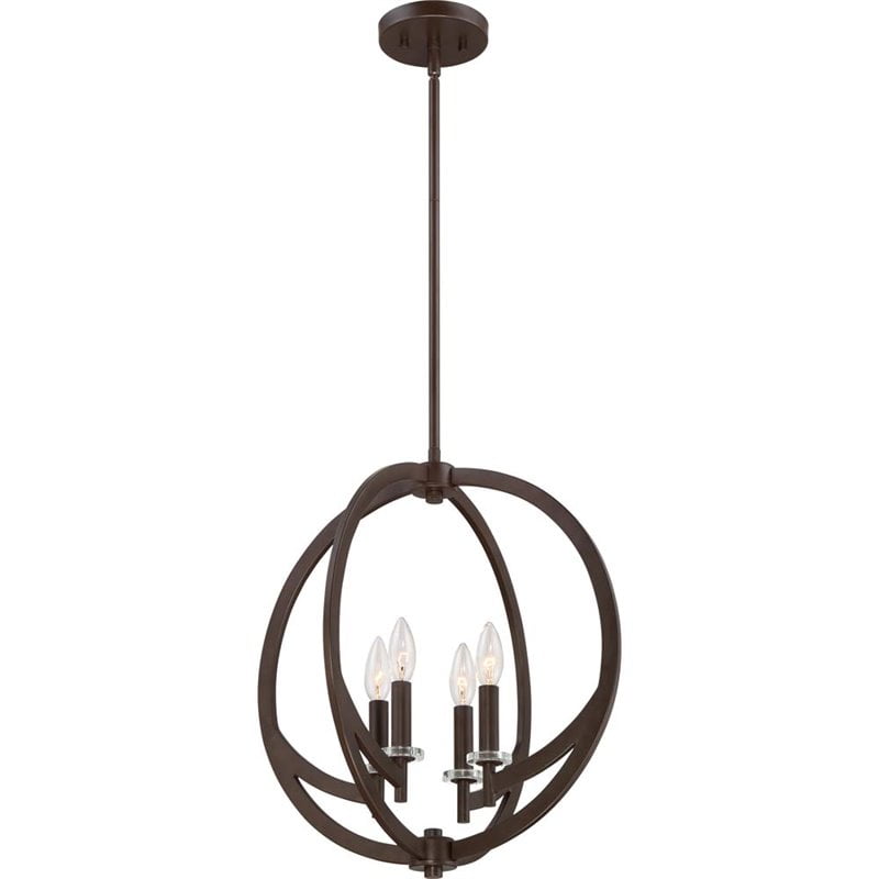 Quoizel Orion 4 Light Pendant In Western Bronze