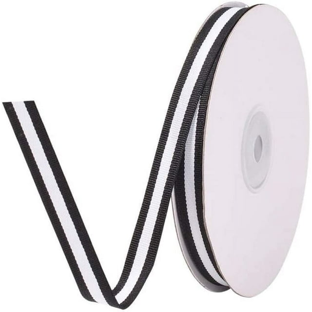 HAOAN 20Yards Blue Sky White Clouds Ribbon 1 Inch Wide Sky Clouds Polyester Ribbon 0.3mm Thick White and Blue Decorative Ribbon