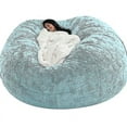 thumbnail image 2 of Lazy Sofa Bean Bag Artificial Fur Bean Bag Bean Sofa, 2 of 2