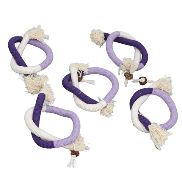 5 Piezas De Juguete De Cuerda Para Masticar Gatos, Juguetes Interactivos De Cuerda Para Morder, Cuerda De Algodón, Hierba Gatera, Juguete Para Masticar, Juguetes