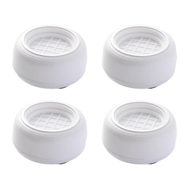 simhoa 4Pcs Anti Vibration Pads for Washing Machine Compact Convenient Support Feet White