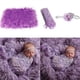 thumbnail image 1 of 3-Piece Newborn Photography Props Knitted Handmade Decoration Wrap Bla, 1 of 5