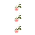 thumbnail image 2 of Ounissouiy 12 piezas exquisita artesanía y elegancia rosas y flores de seda para un toque romántico y rosa claro romántico Type1 NO1, 2 of 6