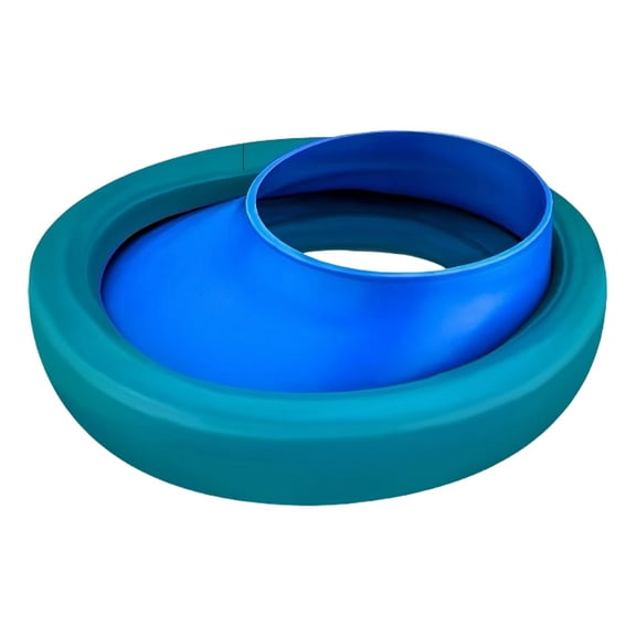UNTERING Industrial Toilet Offset Flange Seal Easy Installation Rubber Toilet Flange Gasket for Secure Fitting & Odor Prevention