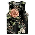 thumbnail image 4 of Drses Women's Tank Tops Women's Summer Casual Fashion Comfort Printing Loose Round Neck Sleeveless Womens Summer Tops, 4 of 5