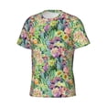 thumbnail image 3 of Rocae Blooming Cactus for Men's Moisture-Wicking Crew Tee - T-Shirt for Sports, Outdoor Activities, and Casual WearLarge, 3 of 9