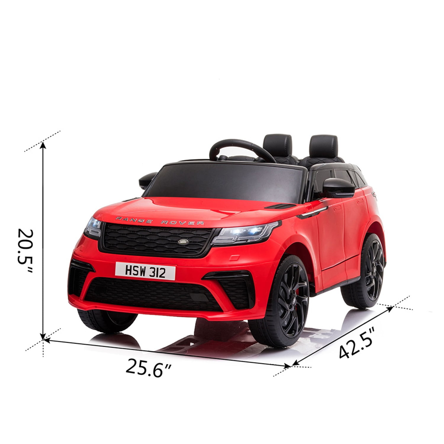 CIPACHO 12 V Licensed Land Rover Kids Ride On Car with Remote Cotrol, Toy Car for Kids Battery Powered Vehicle MP3, Red CIPACHO 12 V Licensed Land Rover Kids Ride On Car with Remote Cotrol, Toy Car for Kids Battery Powered Vehicle MP3, Red