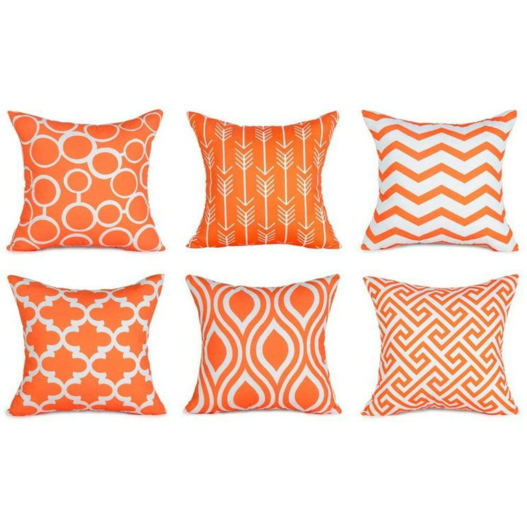 Orange pillow cases walmart hotsell
