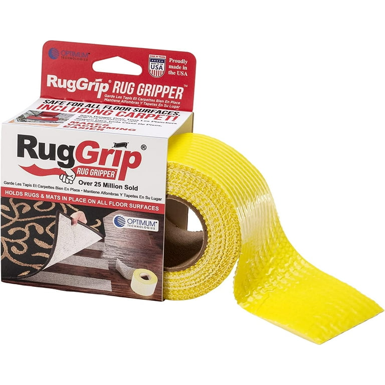 Optimum Technologies Lok Lift Rug Gripper for Runners, 4 Inch by 25 Feet.  The original slip resistant rug solution 