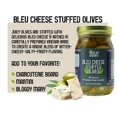 thumbnail image 5 of Green Jay Gourmet Garlic & Blue Cheese Stuffed Olives  Stuffed Green Olives for Cocktails & Cheese Board Recipes  Dirty Martini Olives & Cocktail Olives  Gourmet Olives  All Natural  32 Ounces, 5 of 5