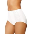 thumbnail image 4 of Bali Womens Double Support Brief 3-Pack, 6, White, 4 of 4