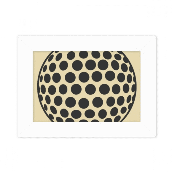 Golf Sport Simple Geometry Pattern Photo Mount Frame Picture Art Painting Desktop 5x7 inch