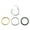 Gold, variant on Seamless Hinged Segment Ring 16G and 14G Nose Lips Nipple Septum Piercings Men Women