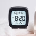 thumbnail image 3 of Reloj despertador digital FLhrweasw con temperatura interior y humedad, 3 of 7