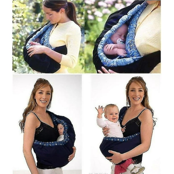 Bolsa de tela ergonomica para bebe recien nacido de 0 a 6 meses mochila envolvente para portabebes portabebes para llevar frente a enfermeria