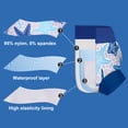 thumbnail image 6 of BIG ELEPHANT Baby Swim Diapers 3pcs, Reusable Adjustable Washable Waterproof Swimming Diaper for Boy's and Girl's, Sizes XS-XXL, 6 of 10