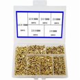 thumbnail image 1 of Multifunctional gold self-tapping screw set 1200pcs for diy cabinet hinges., 1 of 4