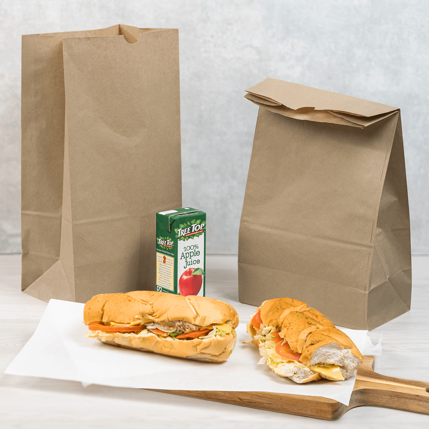 Karat Brown Paper Bags [12 lb - 1,000 ct] - Self-Standing Kraft Paper Lunch Bags, Reusable & Food Grade - Ideal for Small Business, Snacks, Popcorn, Party Favors & More