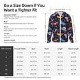 thumbnail image 6 of Fotbe Cartoon Dinosaur Men's Women's UPF 50+ Sun Protection Jacket Hooded Cooling Shirt with Pockets Hiking Outdoor Performance-3X-Large, 6 of 8