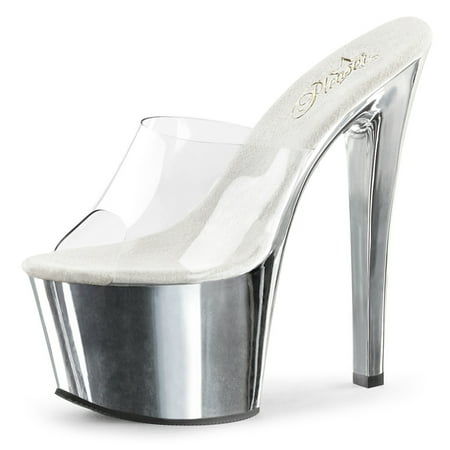 silver platform dress sandals