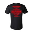 thumbnail image 2 of Harley-Davidson Mens Turbulent Short Sleeve Cotton Crew-Neck T-Shirt, Black (XL), Harley Davidson, 2 of 2