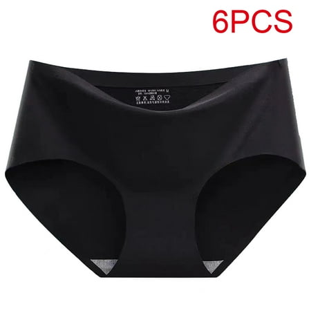 

6pcs Women s Silk Seamless Underwear Panties