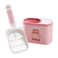 thumbnail image 2 of 2 In 1 Cat Litter Scoop With Storage Box Wall Hanging Cat Litter Shovel Waste Remover Portable Cat Cleaning Tool For Daily Cat Care Odor Control, 2 of 6