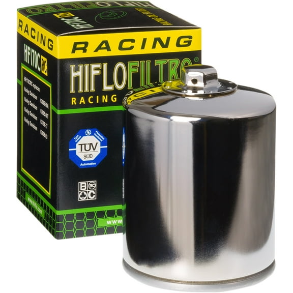 Hiflo HF170CRC RC High Performance Oil Filter - Chrome