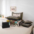 thumbnail image 4 of Erosebridal Literie de Camping Joyeux Taille Jumeau, Lit d'Aventure en Sac Taille Jumeau, Décor Rustique de Ferme, Réversible 7 Pcs, 4 of 5