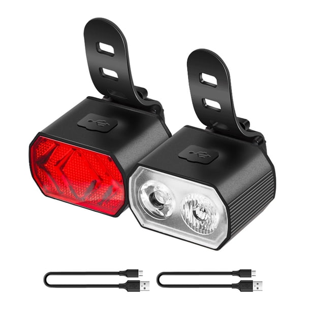Soidarity Luz trasera para bicicleta, iluminación LED, linterna de emergencia recargable por USB, luces de advertencia impermeables, accesorios para Bicicletas eléctricas Soidarity OD029183-00