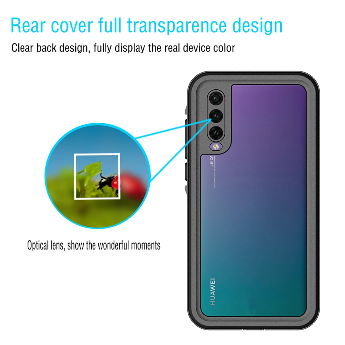 huawei p20 pro waterproof case