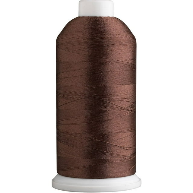 SuperB Classic Brown Polyester Embroidery Thread, 40wt, 5000m
