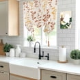 thumbnail image 5 of Orange Yellow Botanical Tie Up Curtains for Windows, Balloon Window Shades, Rustic Country Spring Floral Summer Leaf Kitchen Window Treatments Roll Up Curtain for Basement/Nursery 52"x45", 5 of 8