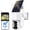 White, variant on Solar Security Cameras Wireless Outdoor, 2K 2.4G/5G Solar Camera Outdoor Wireless, Battery Powered Wire-Free WiFi Cameras for Home Security, 360° PTZ, AI Human Detection, Color Night Vision
